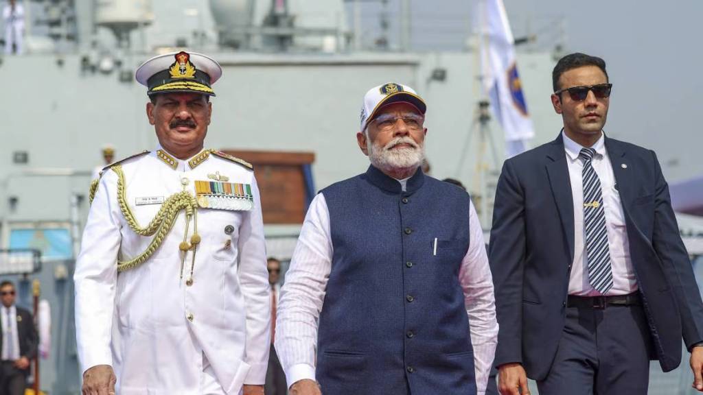 PM Modi to dedicate 3 frontline naval combatants to nation