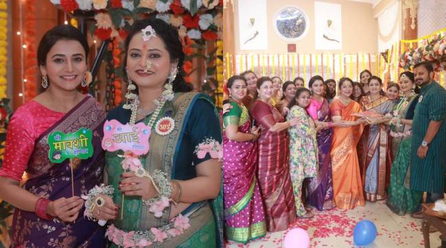 tharla tar mag fame monika dabade baby shower ceremony