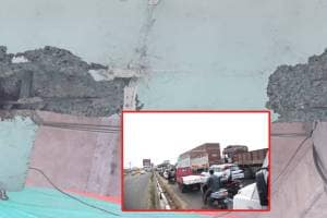 Cracks appear in Butibori overbridge, closed for traffic