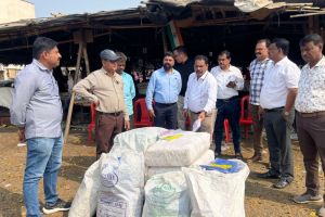 500 kg of banned plastic bags seized