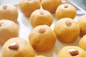 rava besan ladoo recipe in marathi