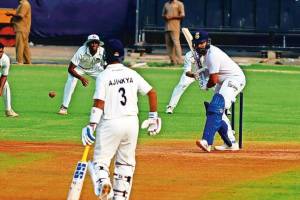 Indian captain Rohit Sharma attends Mumbai Ranji cricket team practice session sports news