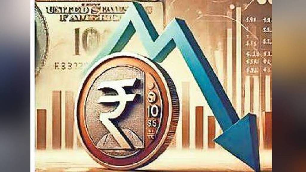 lowest exchange rate of the Indian currency the rupee