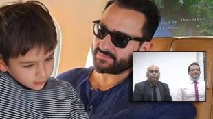 son taimur accompanied saif ali khan to hospital