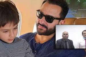 son taimur accompanied saif ali khan to hospital