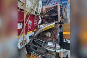 Driver killed in horrific collision between truck and Eicher on Samruddhi highway