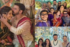 rang maza vegala team attends shivani sonar and ambar ganpule wedding