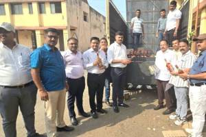 foreign liquor worth Rs 6 lakh seized from tempo on wada shahapur road