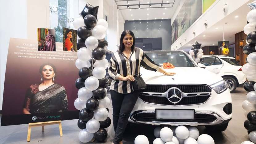 sonali kulkarni buys new mercedes car