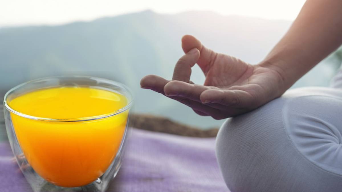 starts her day with turmeric water or haldi paani