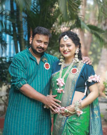 tharla tar mag fame monika dabade baby shower ceremony