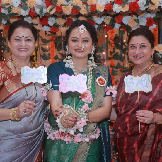 tharla tar mag fame monika dabade baby shower ceremony