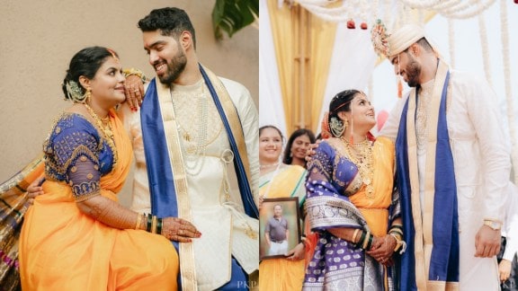 tejashree jadhav rohan singh wedding photos