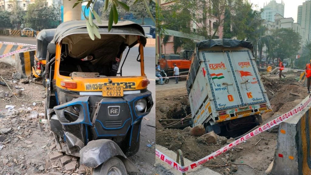 Two rickshaws collided after minor driver lost control of tempo