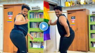 Young man dances on madanmajiri song from phullwanti marathi movie video viral on social media