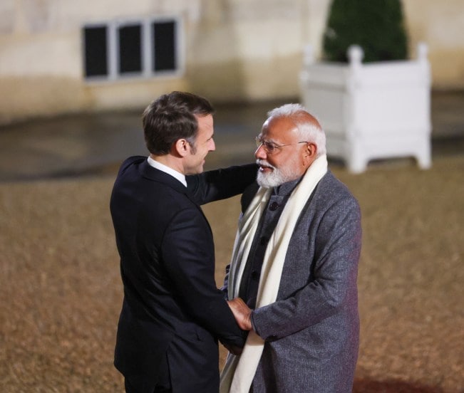 Prime Minister Narendra Modi in Paris, Modi arrives in Paris for AI Summit