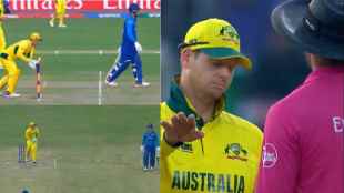 AFG vs AUS Australia captain Steve Smith urges umpire to withdraw run-out appeal after Josh Inglis Noor Ahmad