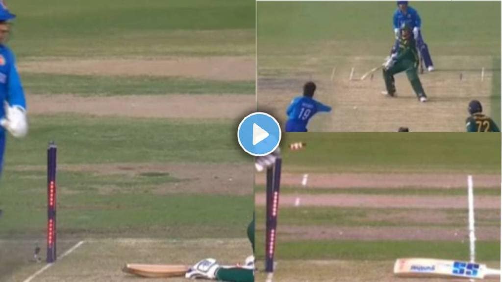 Ryan Rickelton Run out in bizarre fashion by Rashid khan after maiden ODI hundred