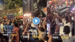 Video : पुणेकर काहीही करू शकतात ! मॅच जिंकल्याच्या आनंदात फोडला चक्क टिव्ही; पाहा व्हायरल व्हिडीओ