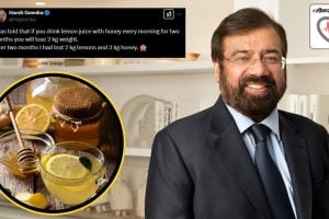 Industrialist Harsh Goenka pokes fun at his honey-lemon water experiment