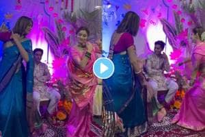 ankita lokhande dance kanha so jara song in baby shower ceremony