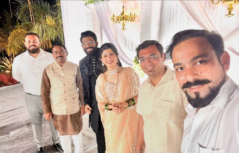 Ankita Walawalkar Kunal Bhagat Wedding Reception