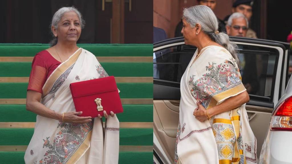 Bihar Madhubani saree nirmala sitharaman