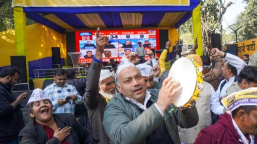 Muslim-dominated constituencies in Delhi lean towards AAP in the 2025 elections, leaving Congress behind.