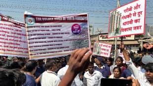 mumbai residents of Dharavi agitation support of Dharavi Redevelopment