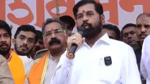 Eknath Shinde addressing the media, criticizing Uddhav Thackeray’s leadership while Rajan Salvi joins Shiv Sena.