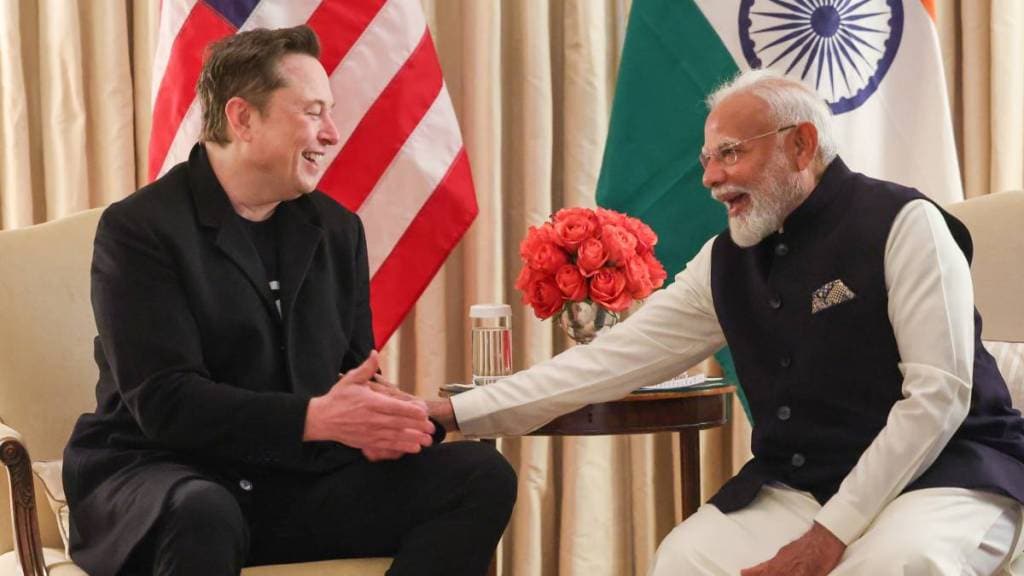 Elon Musk and Narendra Modi (1)