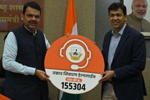 Chief Minister Devendra Fadnavis launches complaint redressal helpline