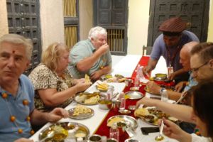 Foreign guests enjoyed Indian Maharashtrian Marathi cuisine at Vishnu Ki Rasoi in nagpur