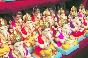 tension over POP ganesh idol immersion continues