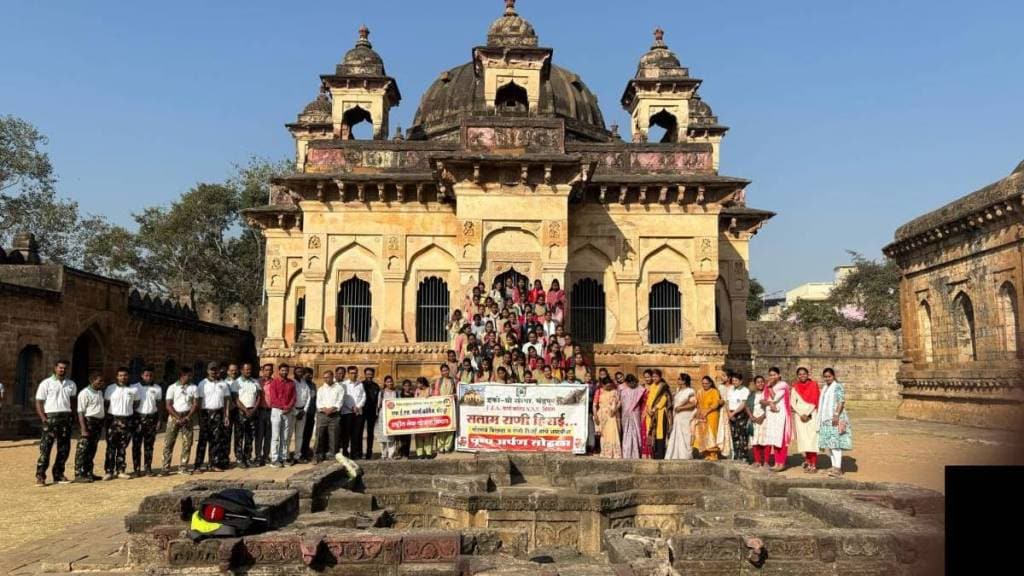 tomb of Gondar King Birshah and Queen Hirai a symbol of immortal love in Chandrapur