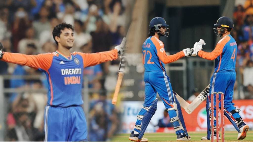 India Highest Powerplay Score in T20I 95 Runs IND vs ENG 5th T20I Abhishek Sharma Century