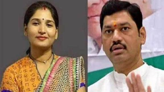 Karuna and Dhananjay Munde