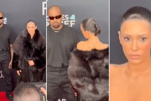 Rapper Kanye West Defends Wife Bianca Censori's Controversial Naked Outfit At Grammys 2025 Calls It Art