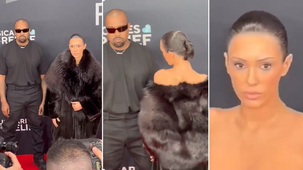 Rapper Kanye West Defends Wife Bianca Censori's Controversial Naked Outfit At Grammys 2025 Calls It Art