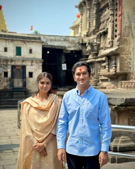 Marathi Actress Rinku Rajguru and Krishnaraaj Mahadik 