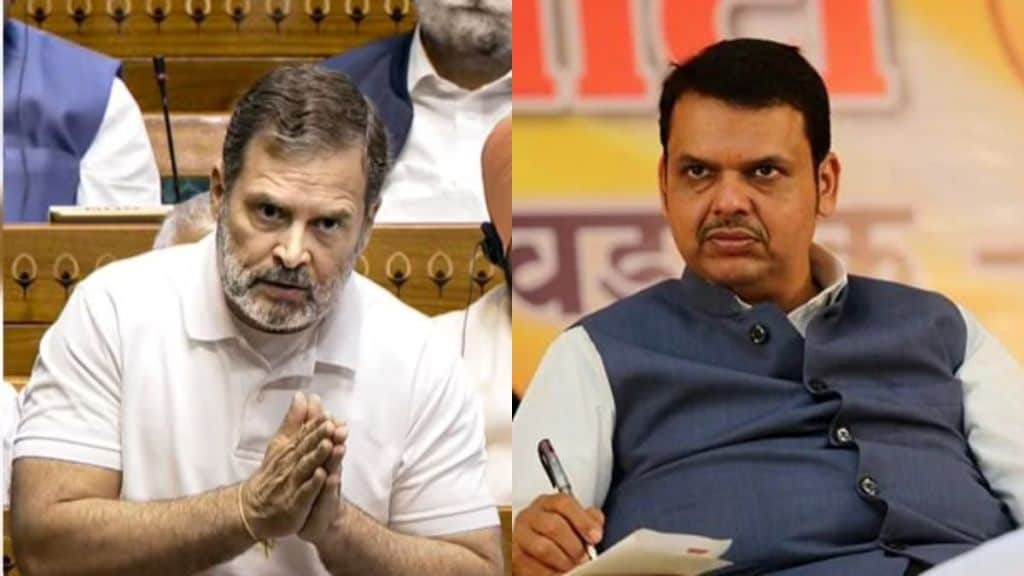 Devendra Fadnavis alleges Rahul Gandhi