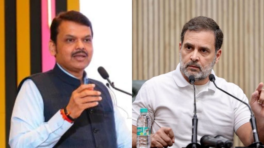 Devendra Fadnavis reply to Rahul Gandhi