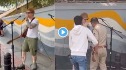 Ed Sheeran Viral Video : एड शीरन बंगळुरूच्या रस्त्यावर गात होता ‘शेप ऑफ यू’, पोलीस आले अन् थेट…