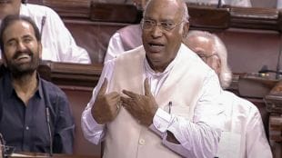 Mallikarjun Kharge reacts angrily to Neeraj Shekhar’s interruption in the Rajya Sabha with the comment "Tera baap mere saath tha!"