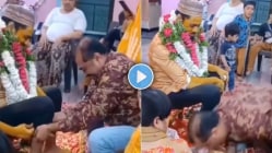 VIDEO: अशी वेळ कोणावरच येऊ नये! नवरदेवाला हळद लावायला गेला अन्…, एका क्षणात जे घडलं त्यावर विश्वास बसणार नाही