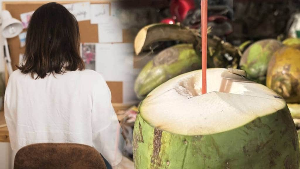 Mumbai woman received nice advice from a coconut seller