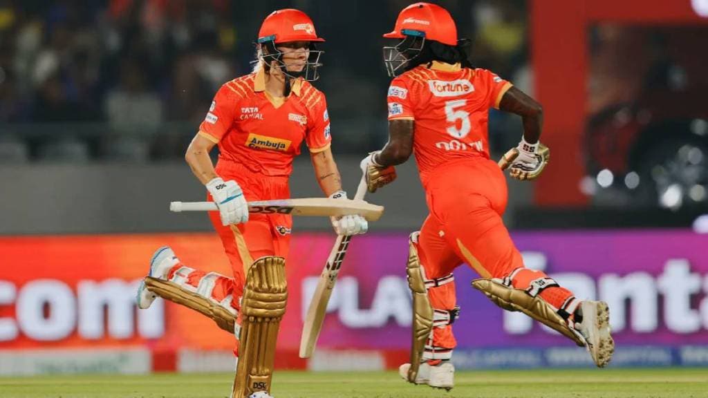 WPL 2025 Gujarat Giants vs UP Warriorz Highlights Score Highlights in Marathi WPL 2025 GG vs UPW Highlights