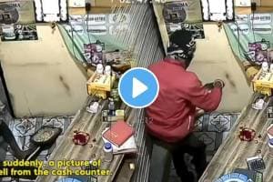 VIDEO: Idol of God falls at the feet of the thief who went to steal shop