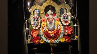 ganesh temple in Sangli beautifully decorated for Ganesh Jayanti attracting huge crowd