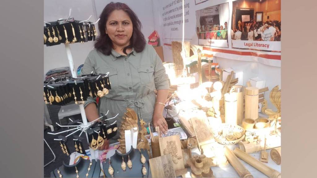 Bamboo artworks from Chandrapurs tribal areas gained popularity at Mumbais Kala Ghoda Art Festival